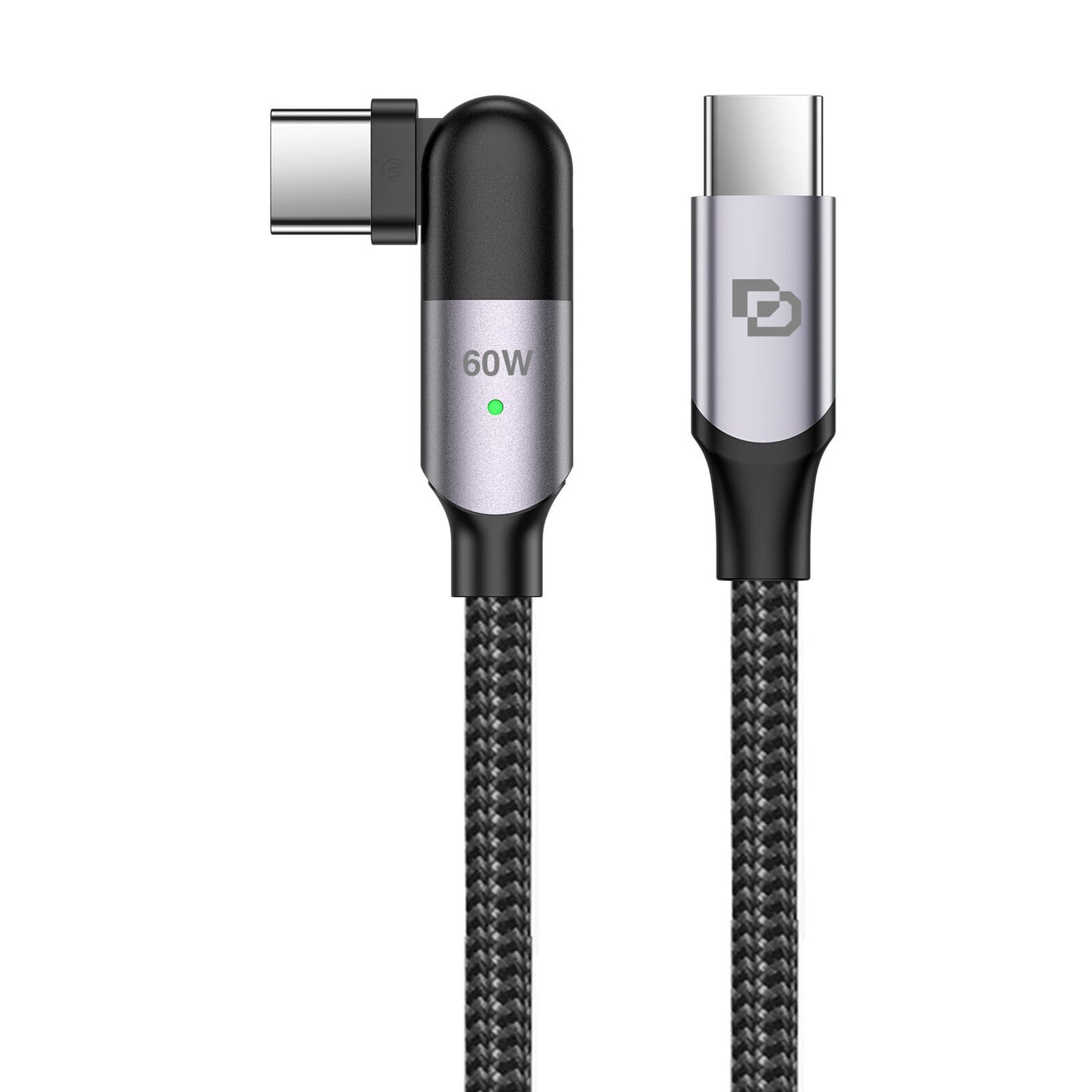 CABLE GIRATORIO USB-C A USB-C 60W DE 2M RUGGED DUSTED - 1