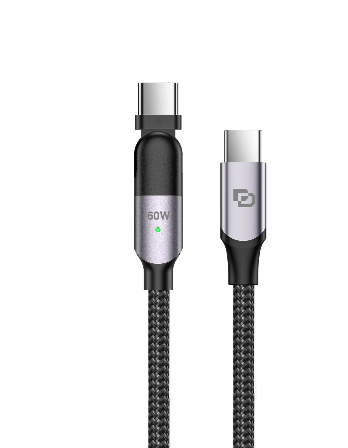 CABLE GIRATORIO USB-C A USB-C 60W DE 2M RUGGED DUSTED - 2