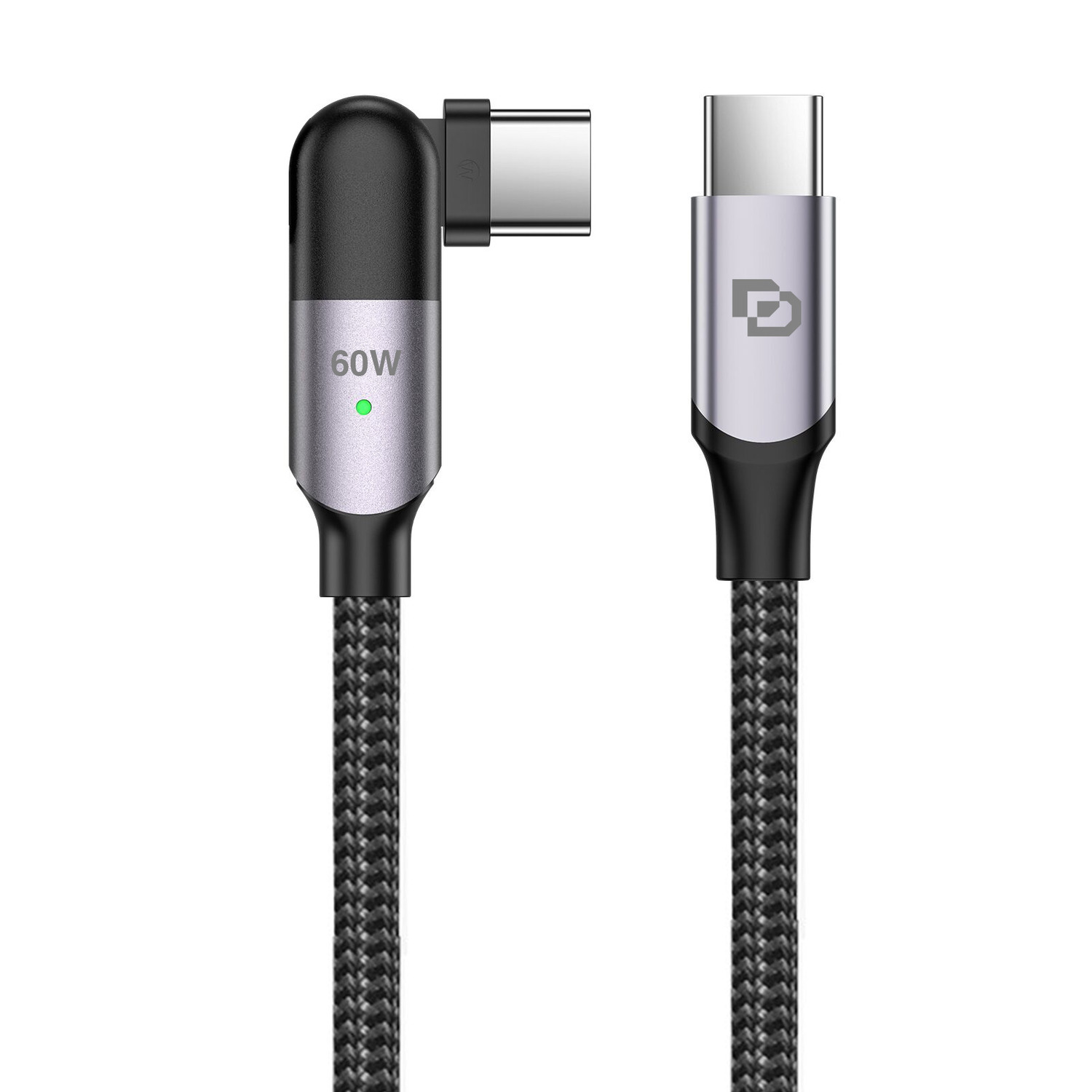 CABLE GIRATORIO USB-C A USB-C 60W DE 2M RUGGED DUSTED - 3