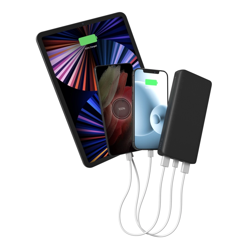 BATERIA EXTERNA 20.000 MAH MOPHIE USB-C Y USB-A - NEGRO - 4