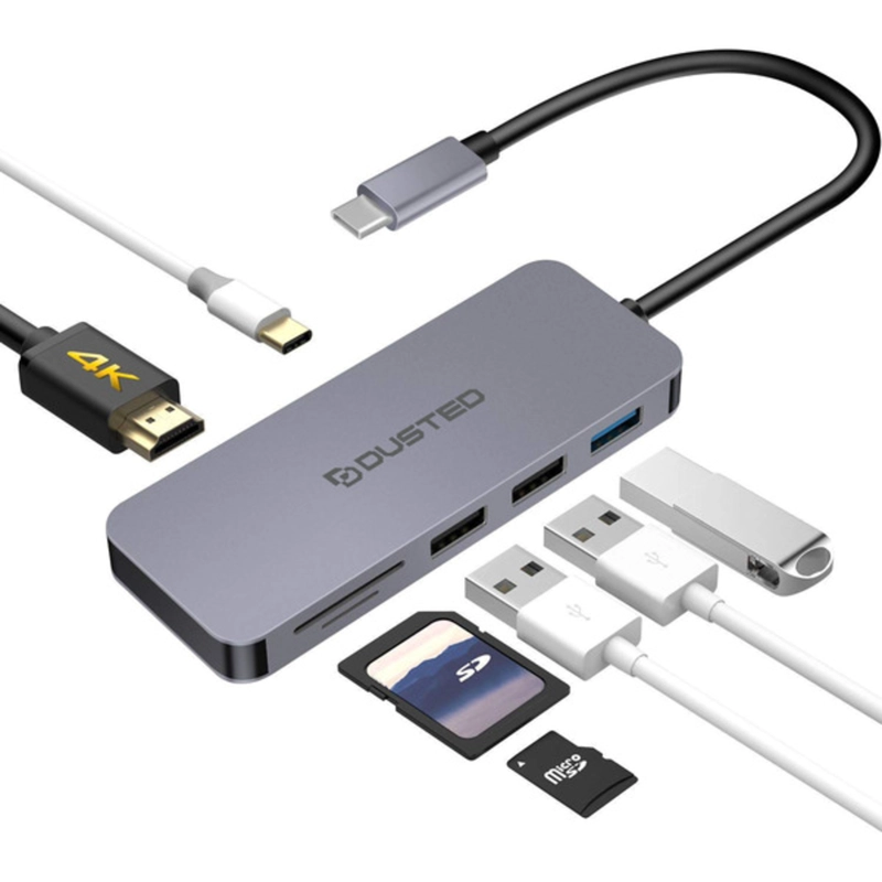DUSTED HUB USB-C MULTIPUERTO 7 EN 1 - 3