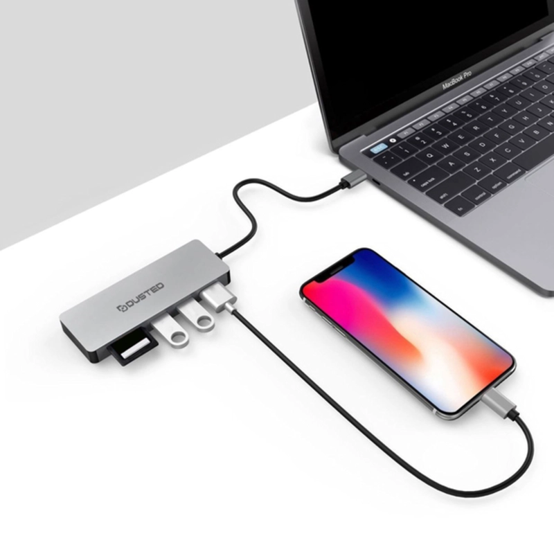 DUSTED HUB USB-C MULTIPUERTO 7 EN 1 - 4