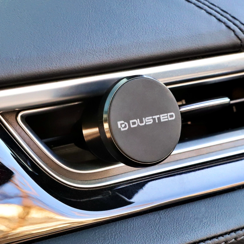 SOPORTE MAGNÉTICO DUSTED PREMIUM SMARTPHONE PARA AUTO NEGRO - 6