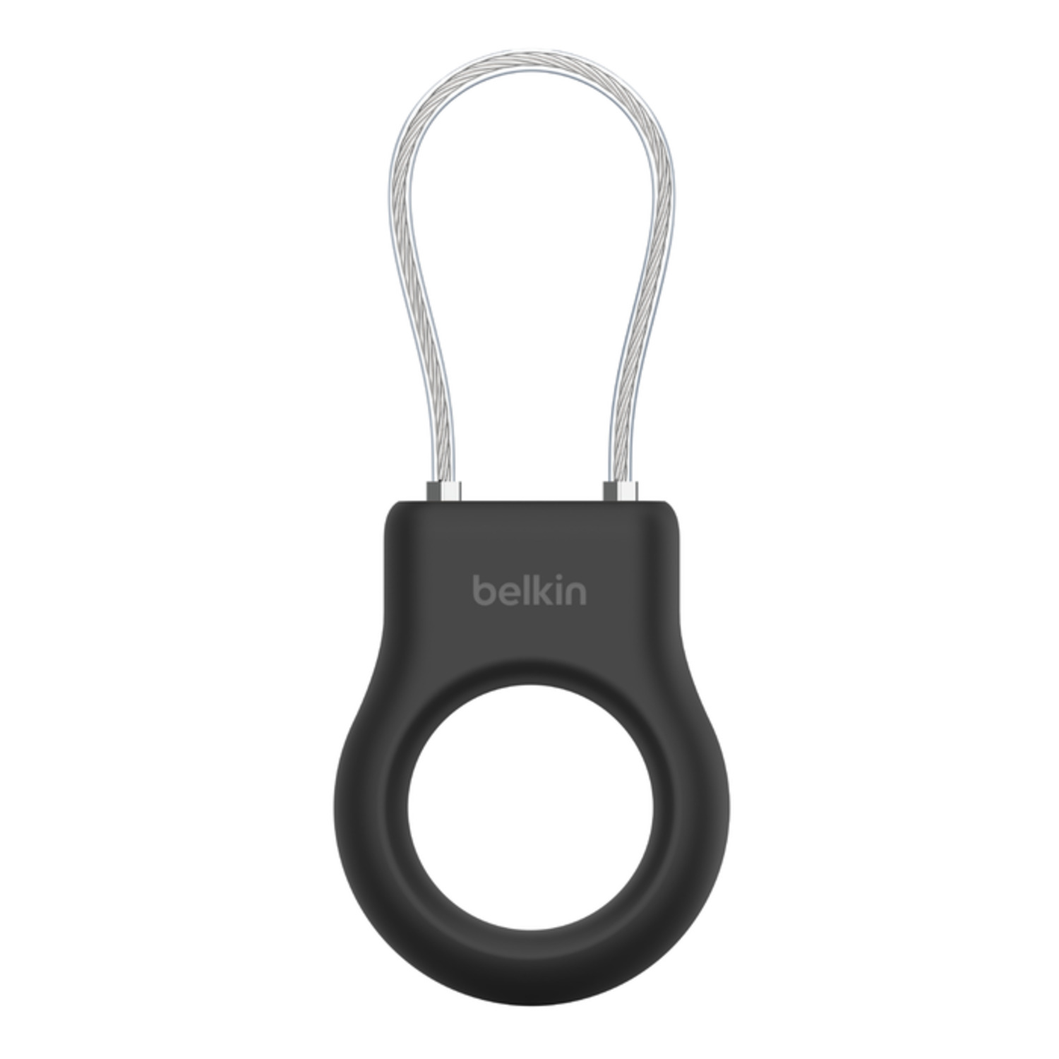 CABLE BELKIN SECURE HOLDER CON FINO METALICO PARA AIRTAG NEGRO