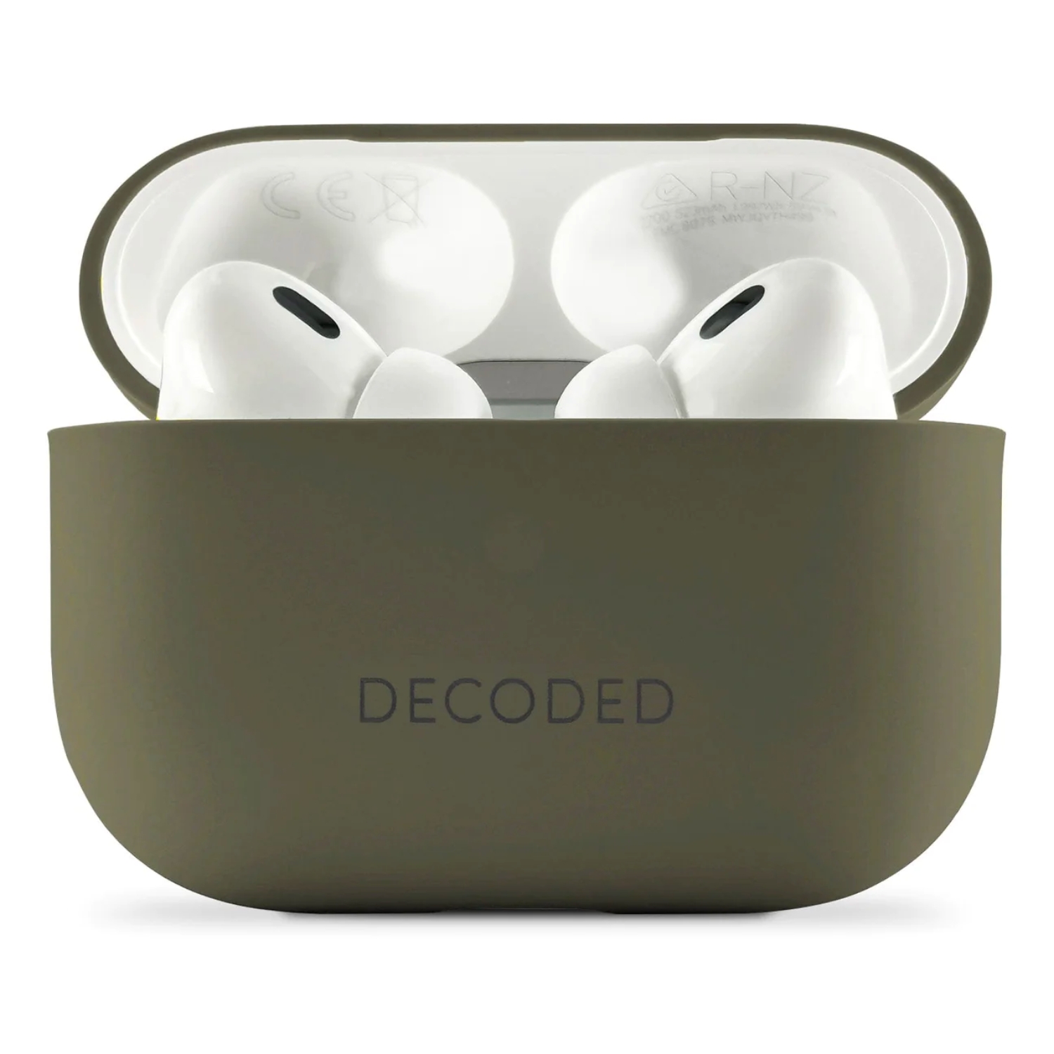 FUNDA DECODED SILICONA AIRPODS PRO 2ª Y 1ª GEN OLIVO - 1
