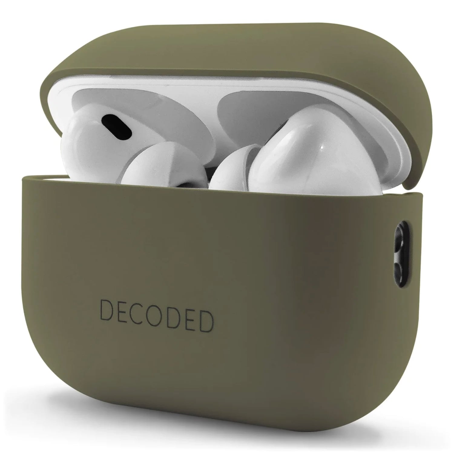 FUNDA DECODED SILICONA AIRPODS PRO 2ª Y 1ª GEN OLIVO - 2