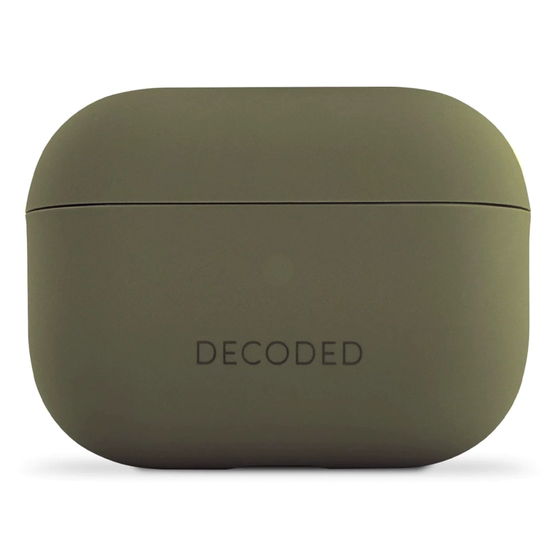 FUNDA DECODED SILICONA AIRPODS PRO 2ª Y 1ª GEN OLIVO - 3