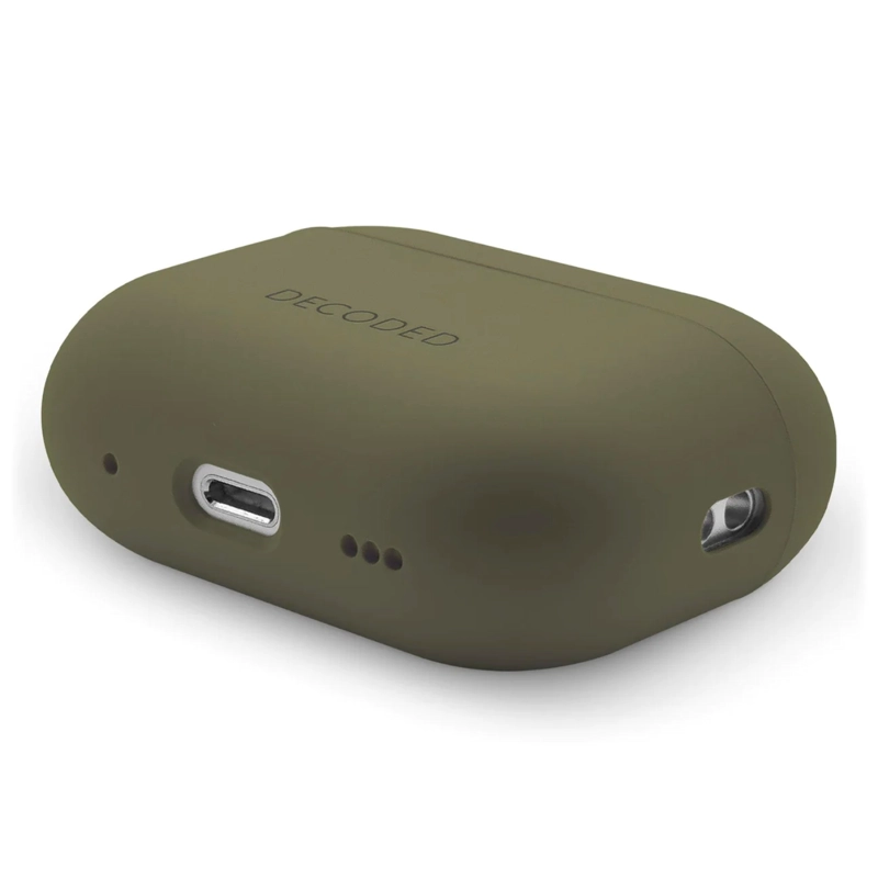 FUNDA DECODED SILICONA AIRPODS PRO 2ª Y 1ª GEN OLIVO - 5
