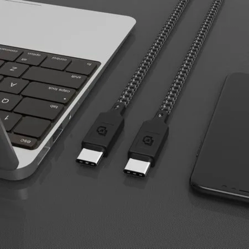 CABLE USB-C A USB-C, USB 3.2, 1.5 MT RUGGED DUSTED NEGRO - 4
