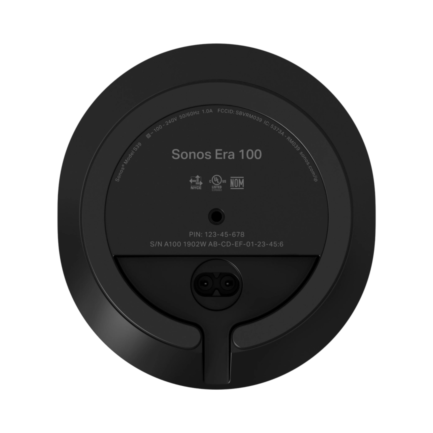 PARLANTE WI-FI ERA 100 SONOS NEGRO - 7
