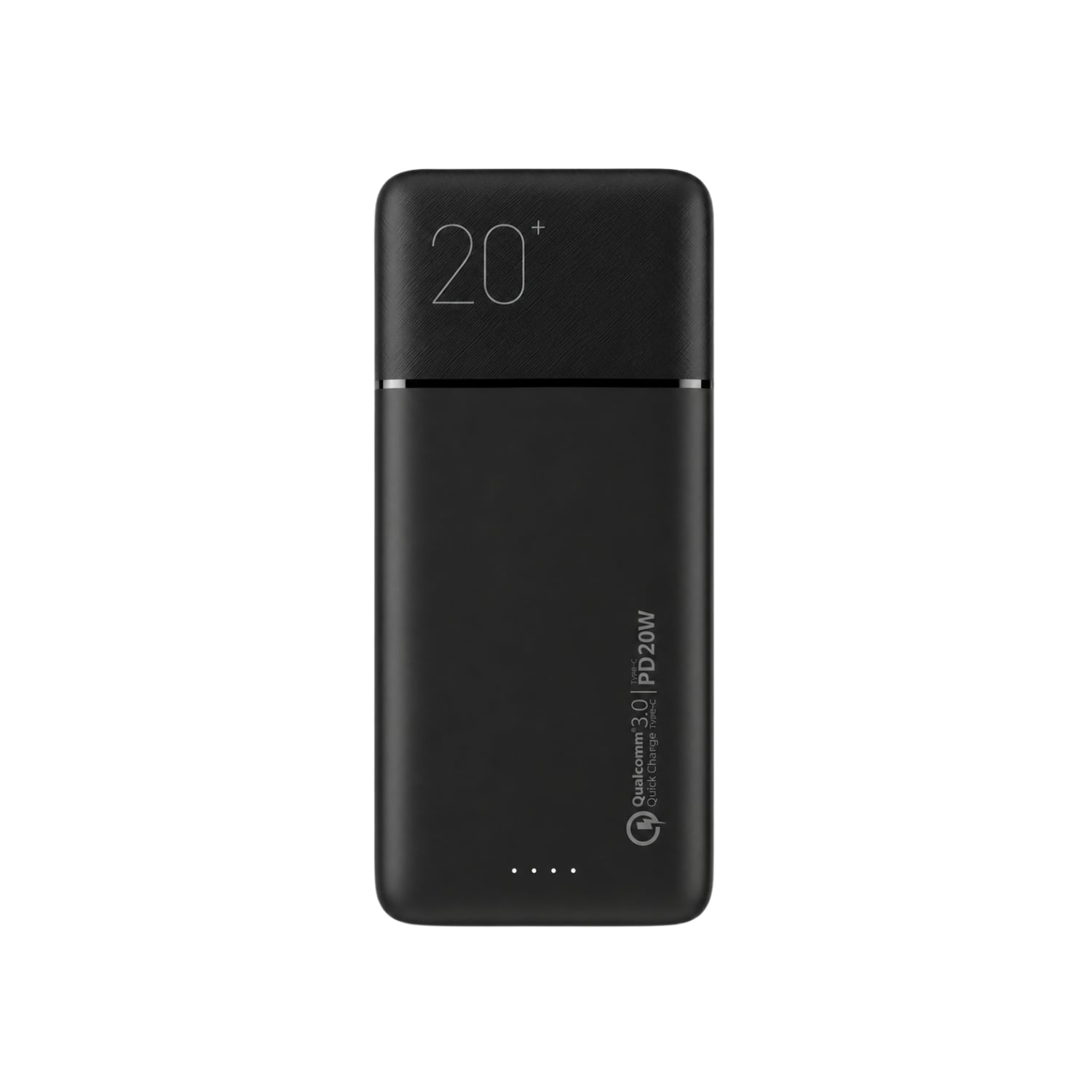 BATERIA EXTERNA DE CARGA RÁPIDA 20W 20.000 MAH DUSTED NEGRA - 1