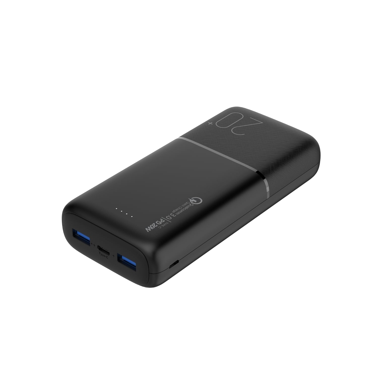 BATERIA EXTERNA DE CARGA RÁPIDA 20W 20.000 MAH DUSTED NEGRA - 2