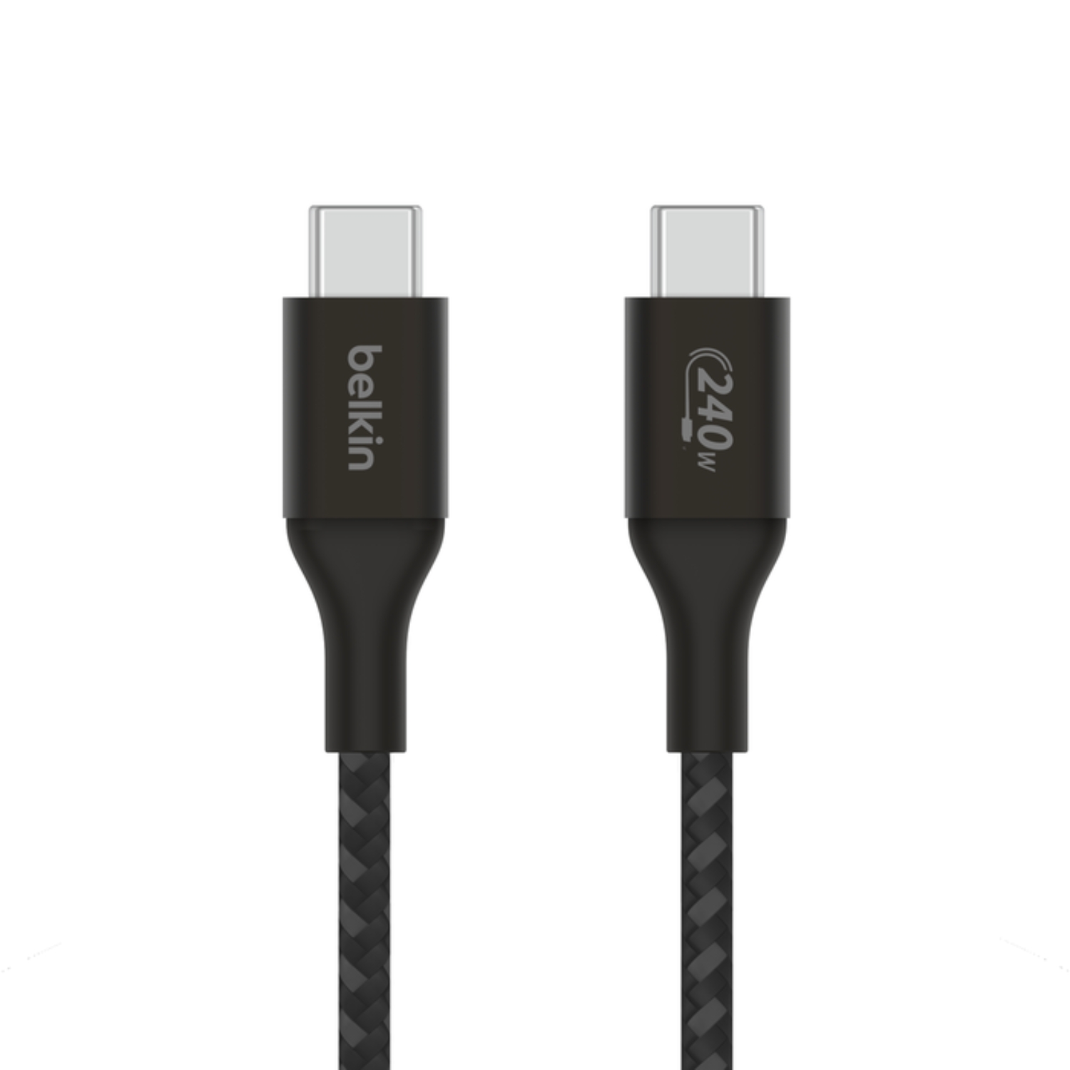 CABLE USB-C A USB-C 240W DE 2.0 MT TRENZADO BELKIN NEGRO - 1