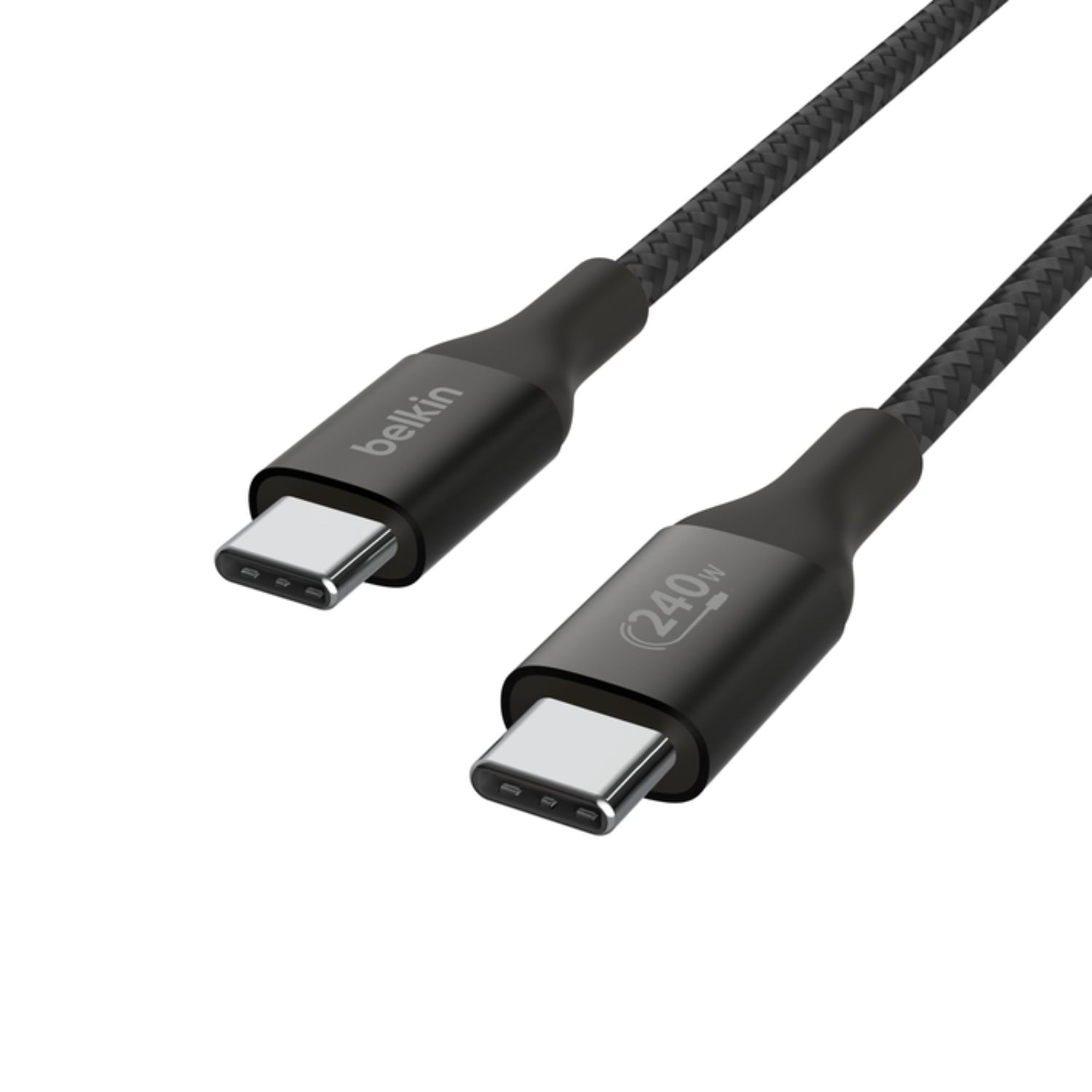 CABLE USB-C A USB-C 240W DE 2.0 MT TRENZADO BELKIN NEGRO - 2