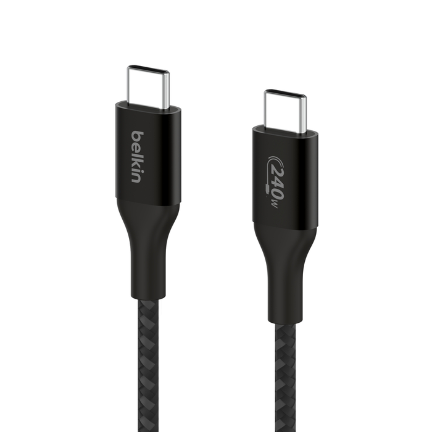 CABLE USB-C A USB-C 240W DE 2.0 MT TRENZADO BELKIN NEGRO - 3