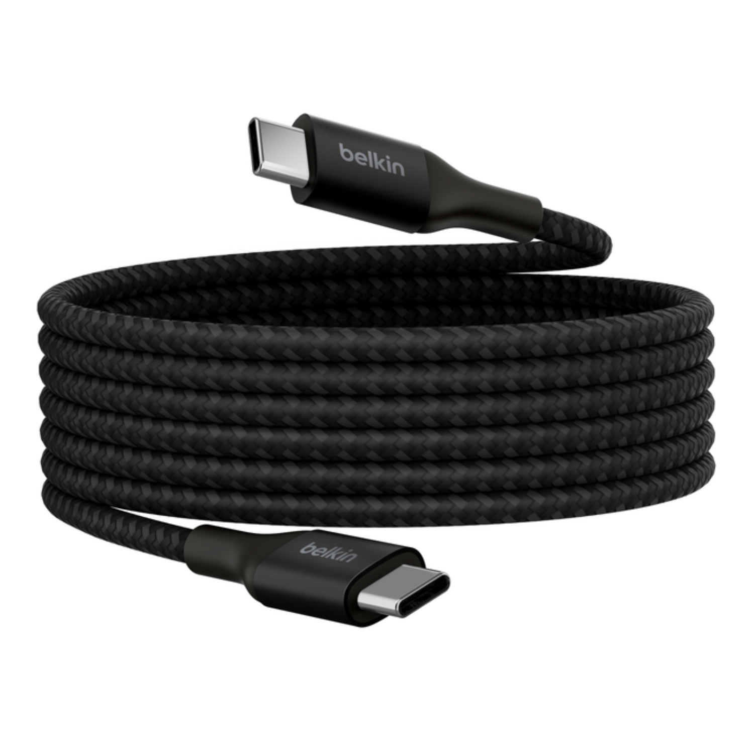 CABLE USB-C A USB-C 240W DE 2.0 MT TRENZADO BELKIN NEGRO - 5