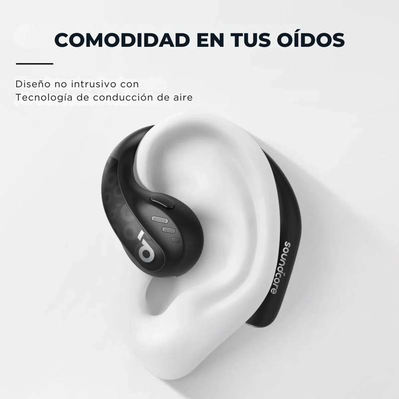 AUDIFONO TRANSMISION AEREA AEROFIT PRO SOUNDCORE NEGRO - 6