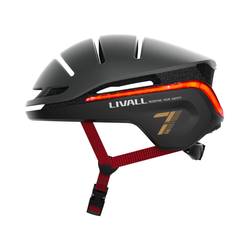 CASCO INTELIGENTE LIVALL LED EVO21 TALLA M NEGRO - 1