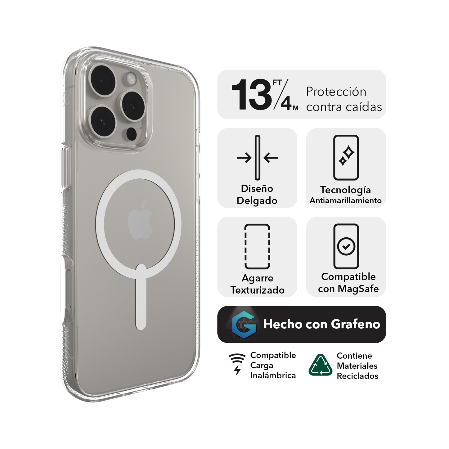 CARCASA IPHONE 16 PRO MAX ZAGG CRYSTAL PALACE SNAP - 2