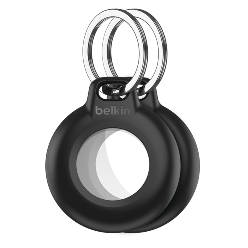 PACK BELKIN DE 2 LLAVEROS PARA AIRTAG NEGRO - 1