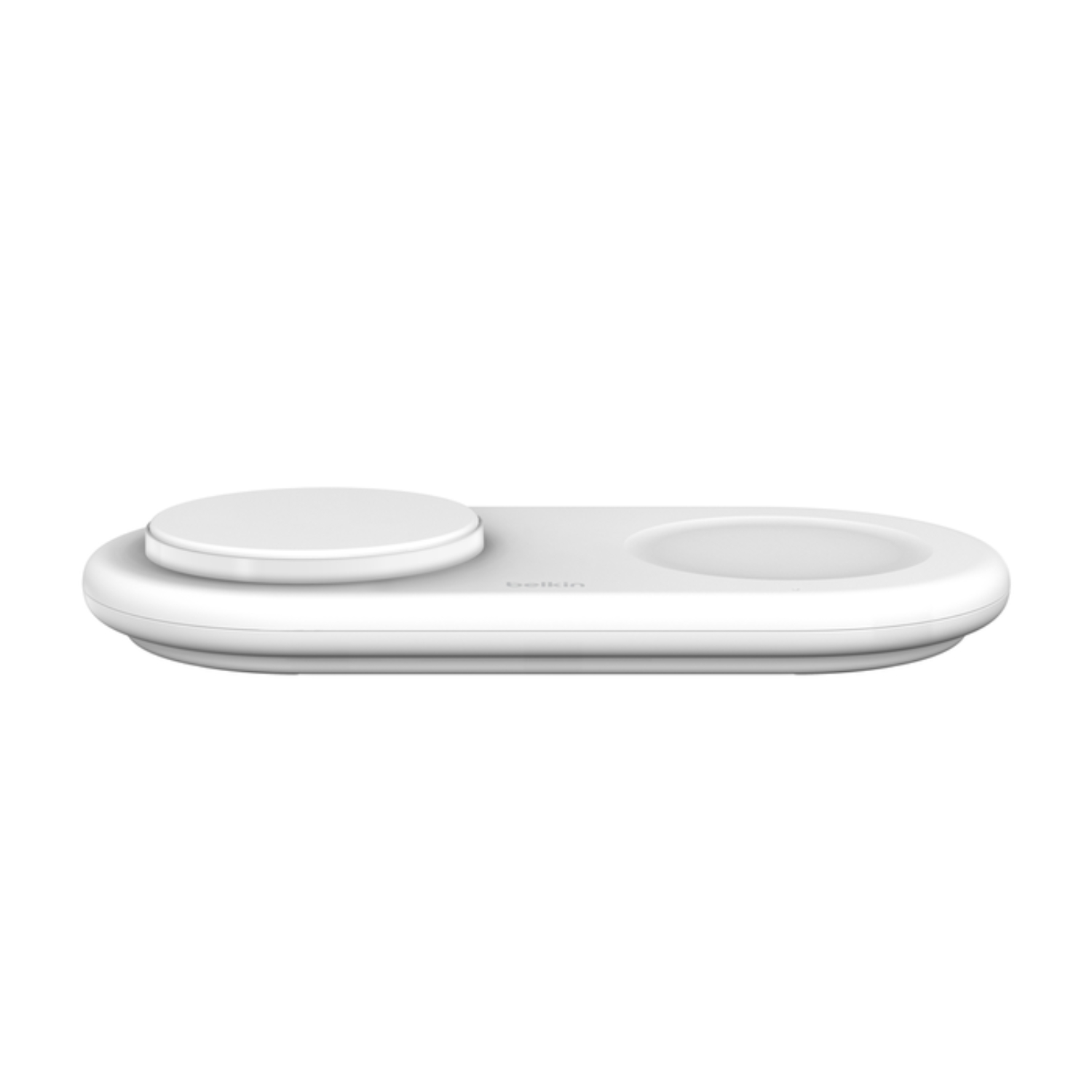BASE DE CARGA 2 EN 1 INALAMBRICA PLANA QI2 CON USB-C BLANCA - 3