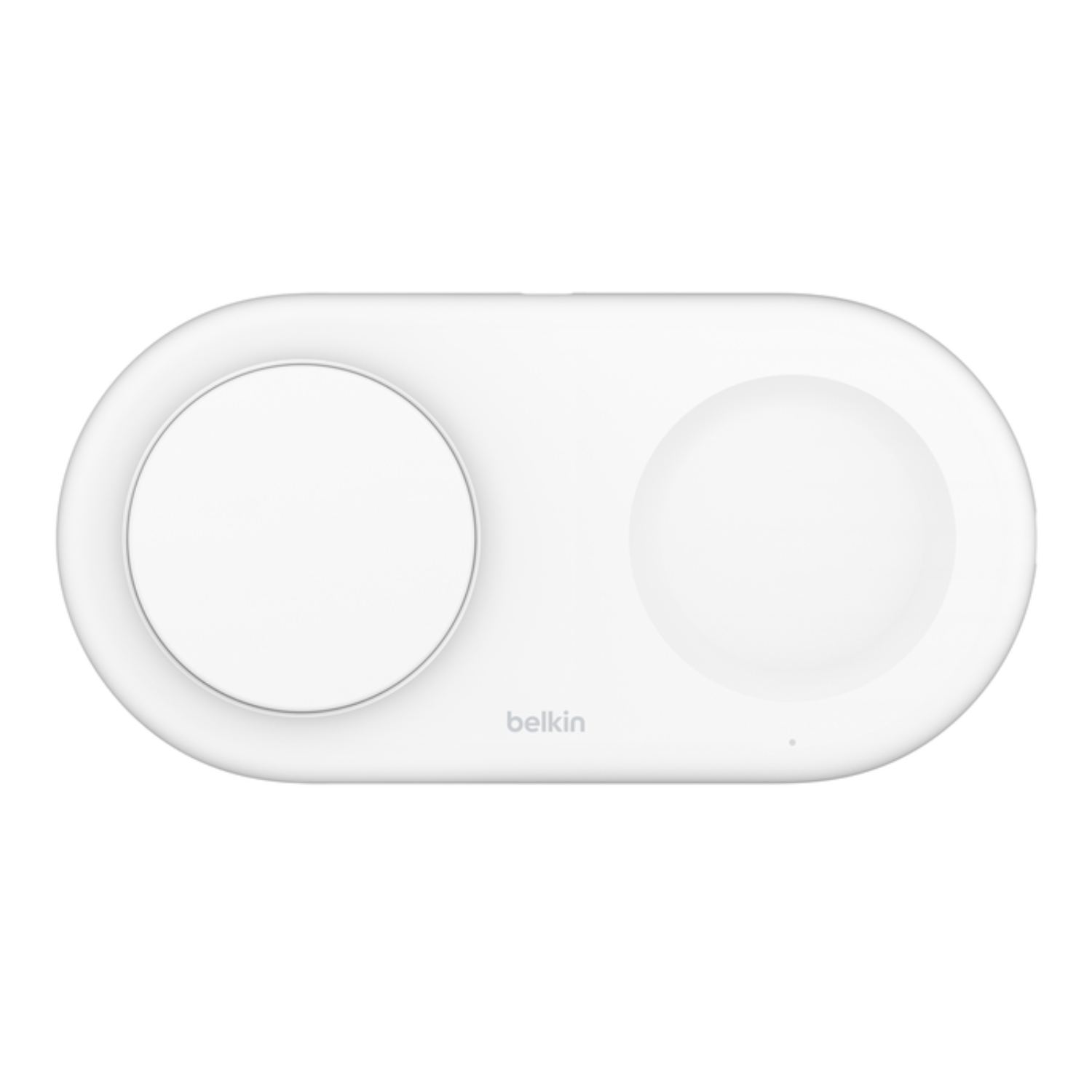 BASE DE CARGA 2 EN 1 INALAMBRICA PLANA QI2 CON USB-C BLANCA - 5