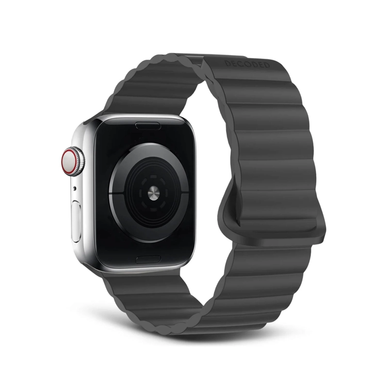 BANDA PARA APPLE WATCH 44/45 MM MAGNE TICA LOOP NEGRA - 1