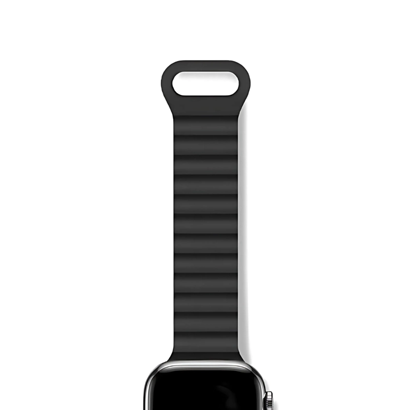 BANDA PARA APPLE WATCH 44/45 MM MAGNE TICA LOOP NEGRA - 3