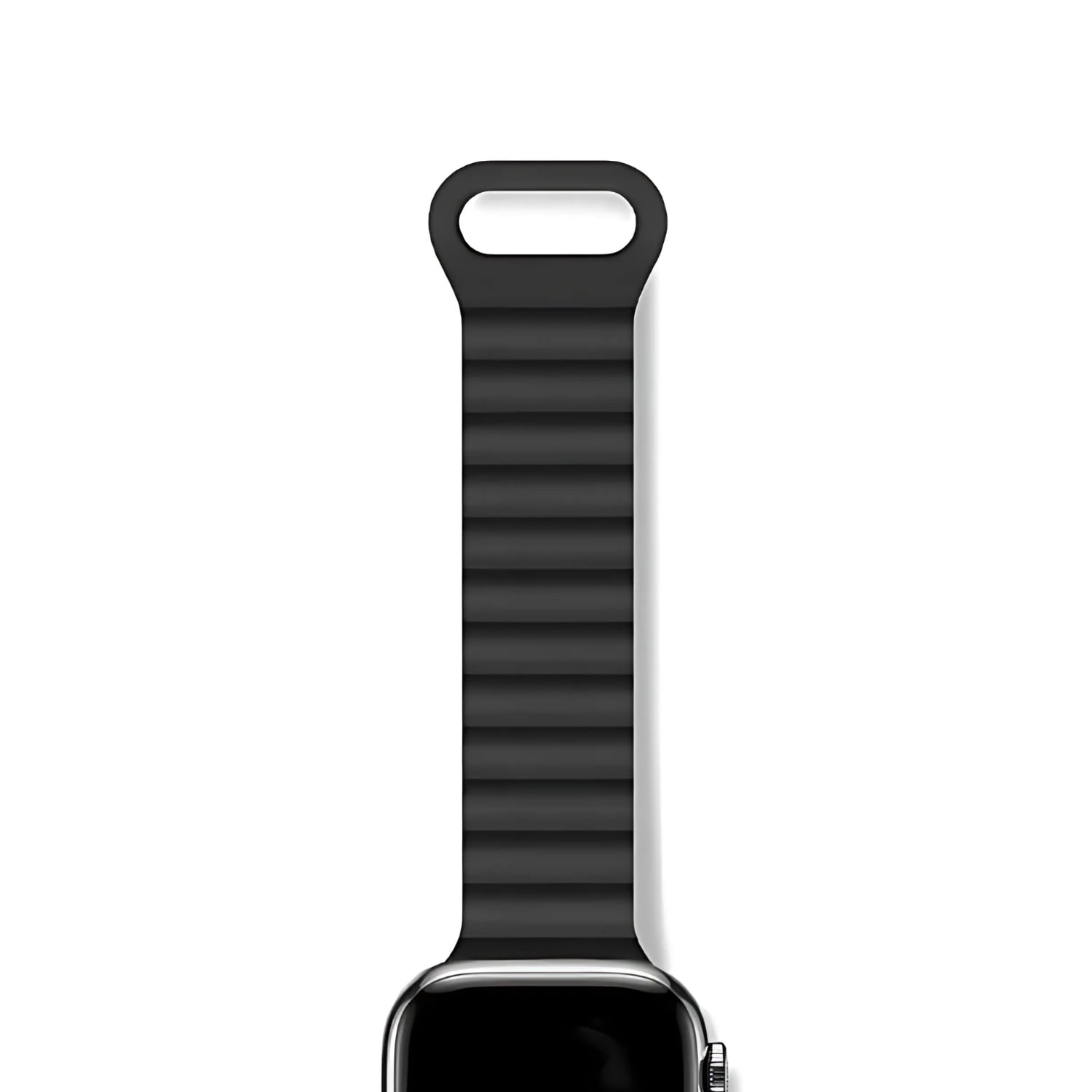 BANDA PARA APPLE WATCH 44/45 MM MAGNE TICA LOOP NEGRA - 3
