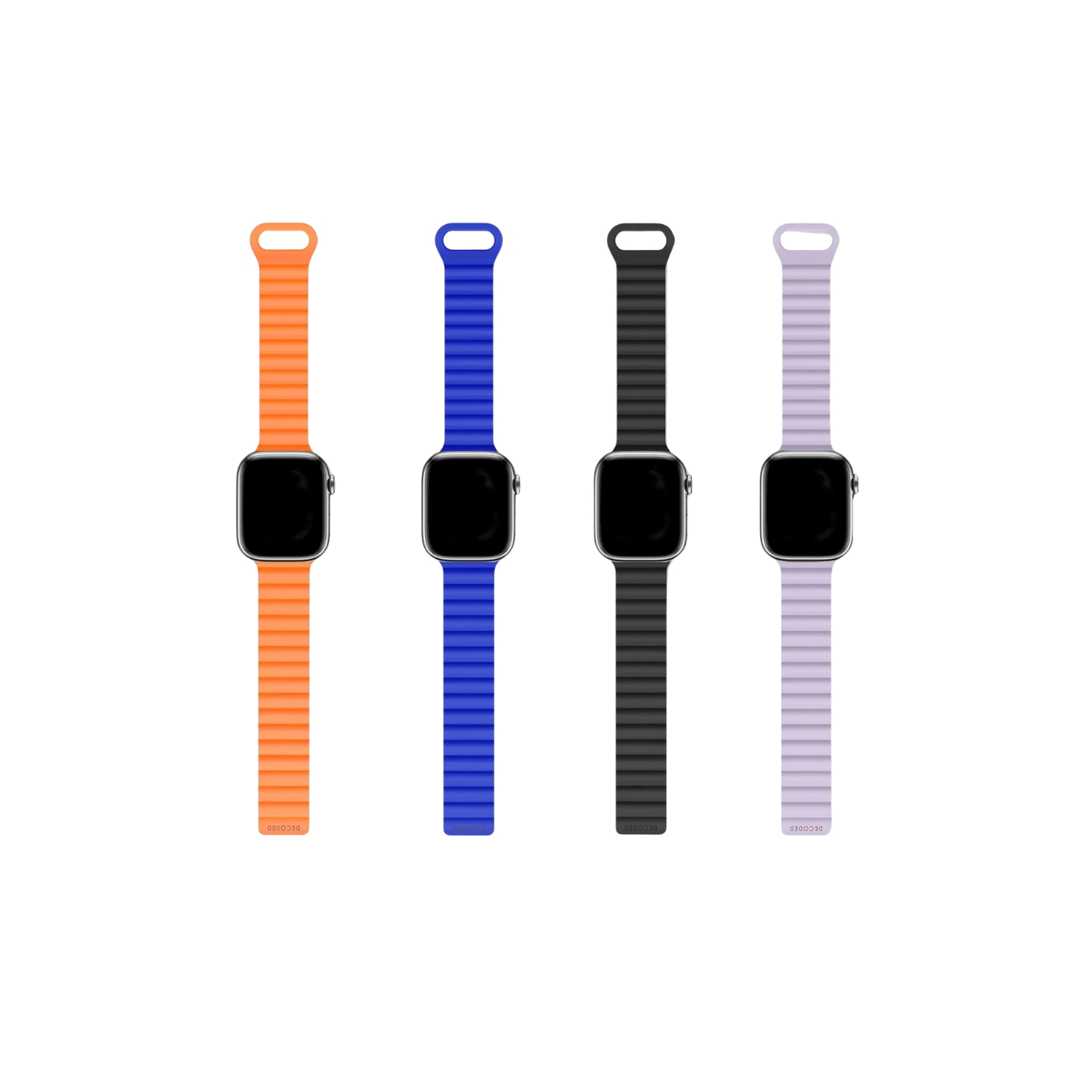 BANDA PARA APPLE WATCH 44/45 MM MAGNE TICA LOOP NEGRA - 4