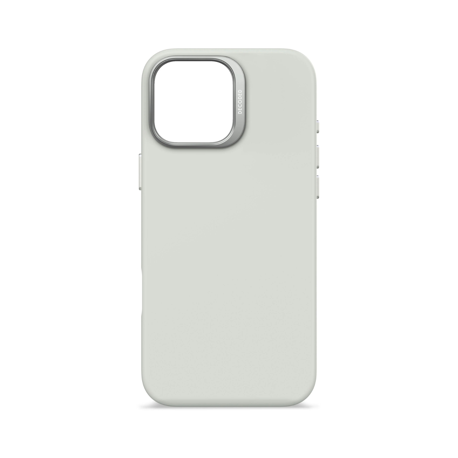 FUNDA SILICONA ANTIMICROBIAL MAGSAFE IPHONE 16 PRO MAX GRIS - 2
