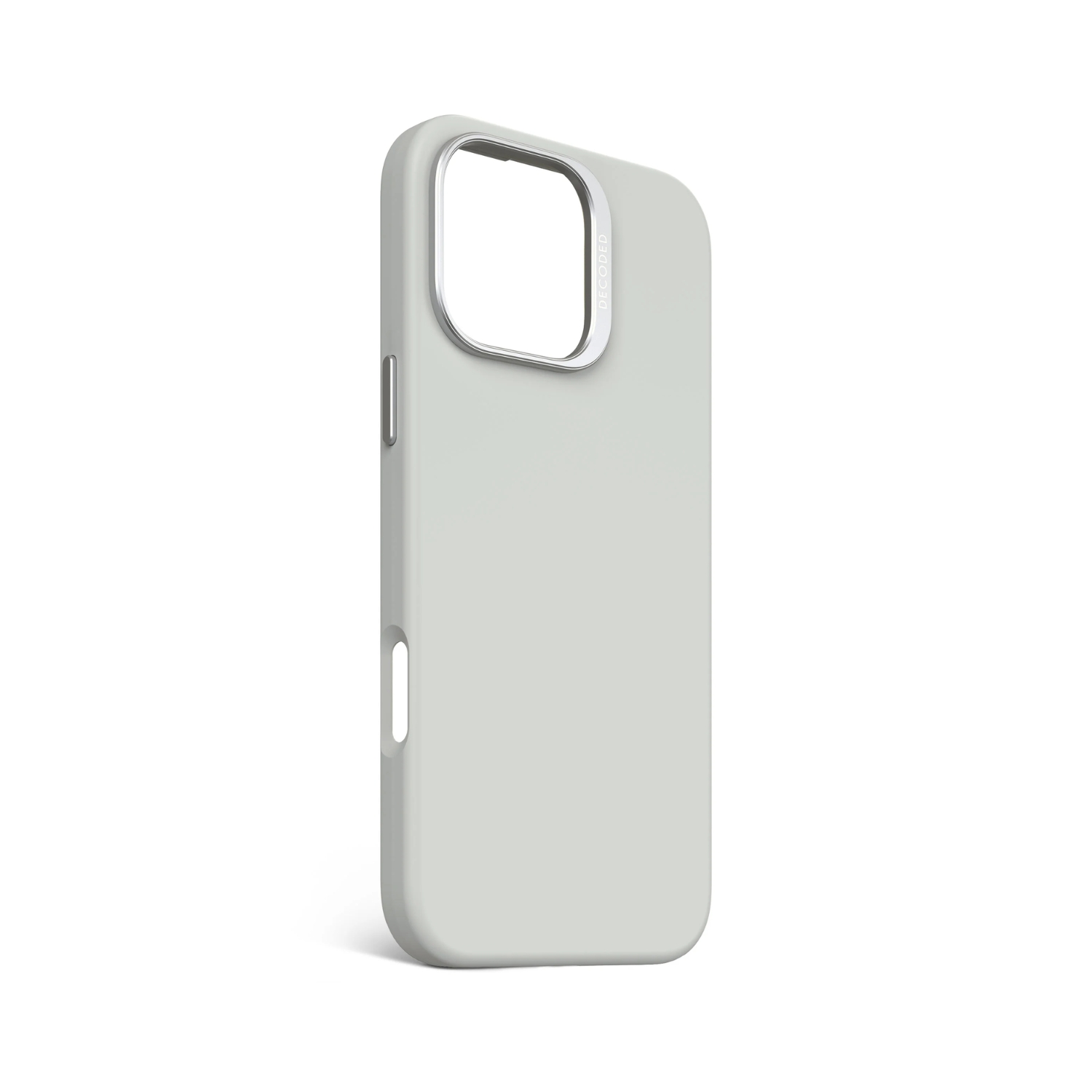 FUNDA SILICONA ANTIMICROBIAL MAGSAFE IPHONE 16 PRO MAX GRIS - 3
