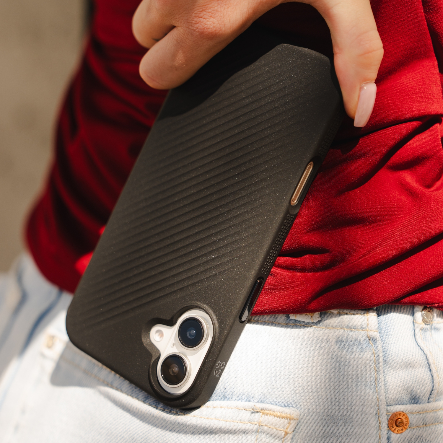 FUNDA LUXE SNAP MAGSAFE IPHONE 16 ZAGG NEGRO - 8