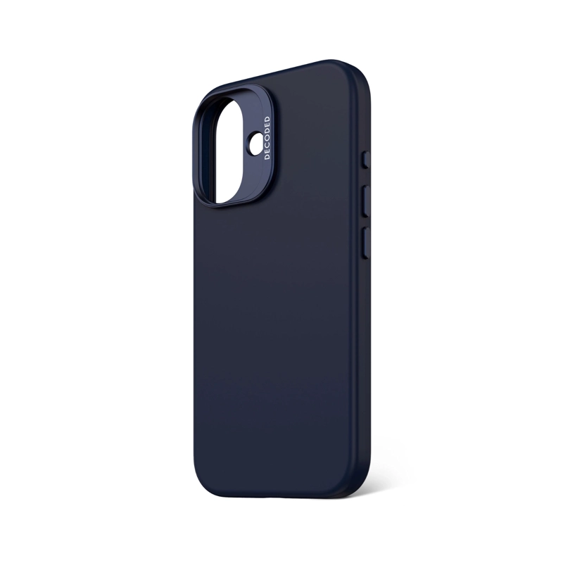 FUNDA SILICONA ANTIMICROBIAL MAGSAFE IPHONE 16 AZUL MARINO - 7