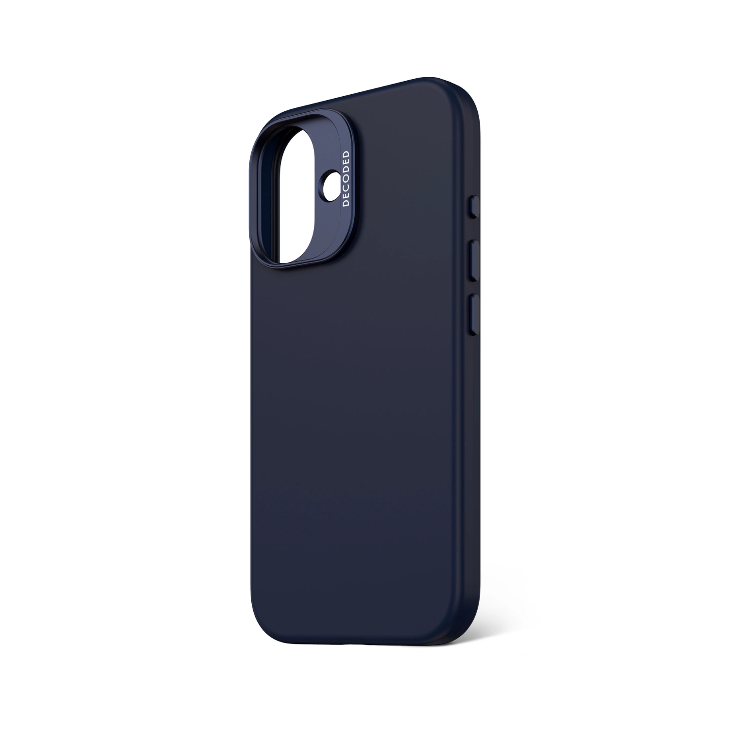 FUNDA SILICONA ANTIMICROBIAL MAGSAFE IPHONE 16 AZUL MARINO - 7