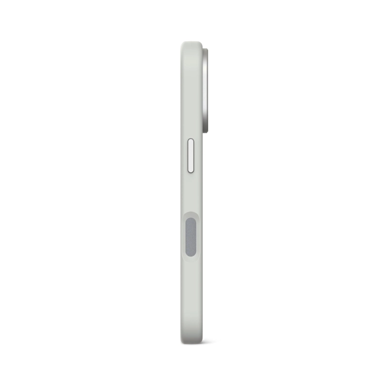 FUNDA SILICONA ANTIMICROBIAL MAGSAFE IPHONE 16 DECODED GRIS - 7