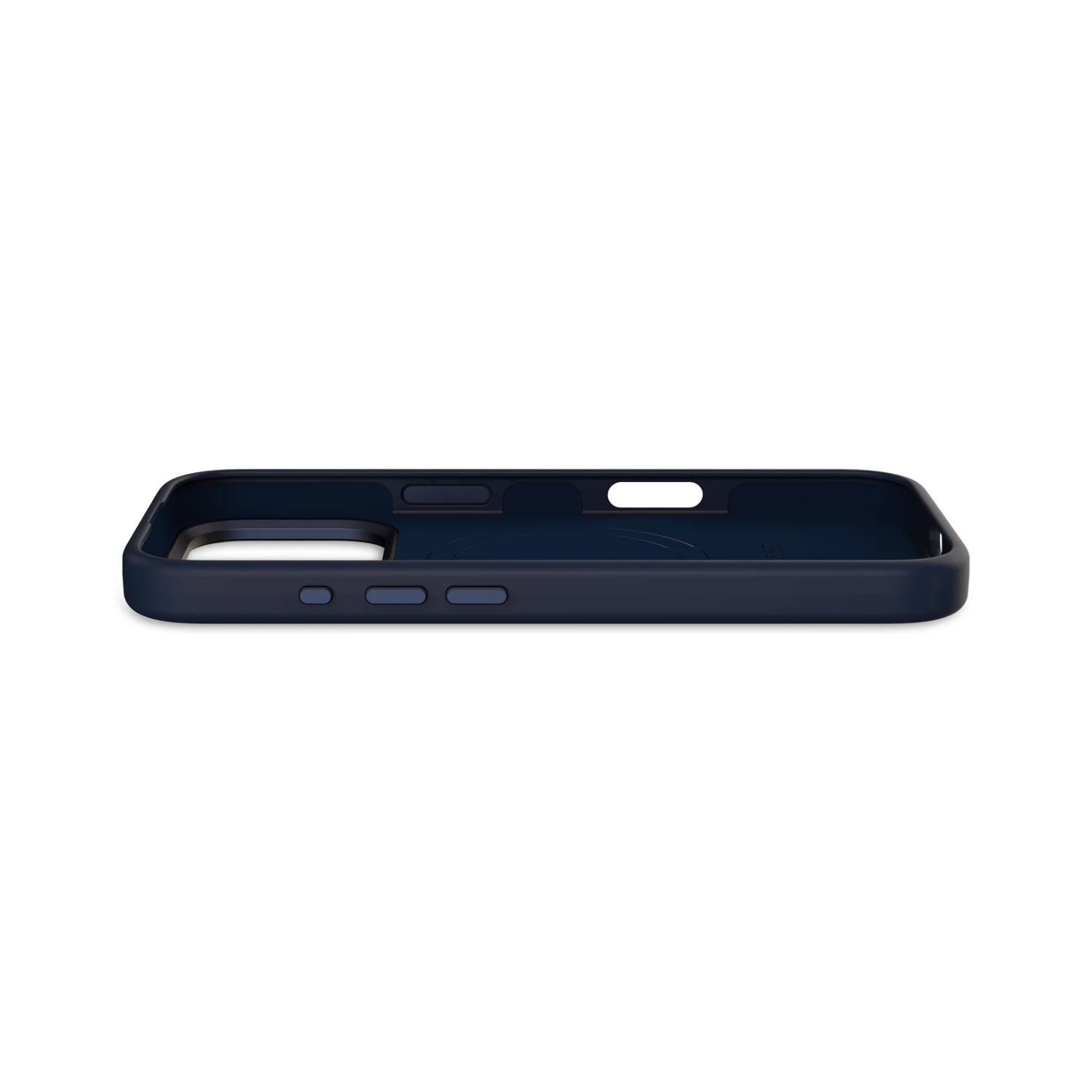 FUNDA SILICONA ANTIMICROBIAL MAGSAFE IPHONE 16 PRO AZUL - 6