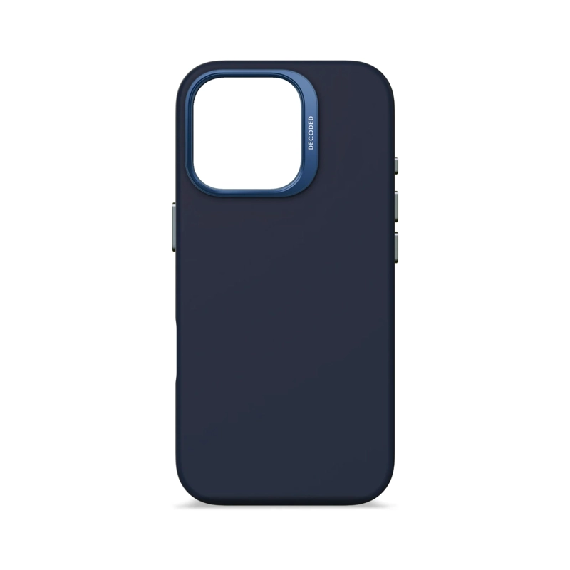 FUNDA SILICONA ANTIMICROBIAL MAGSAFE IPHONE 16 PRO AZUL - 9