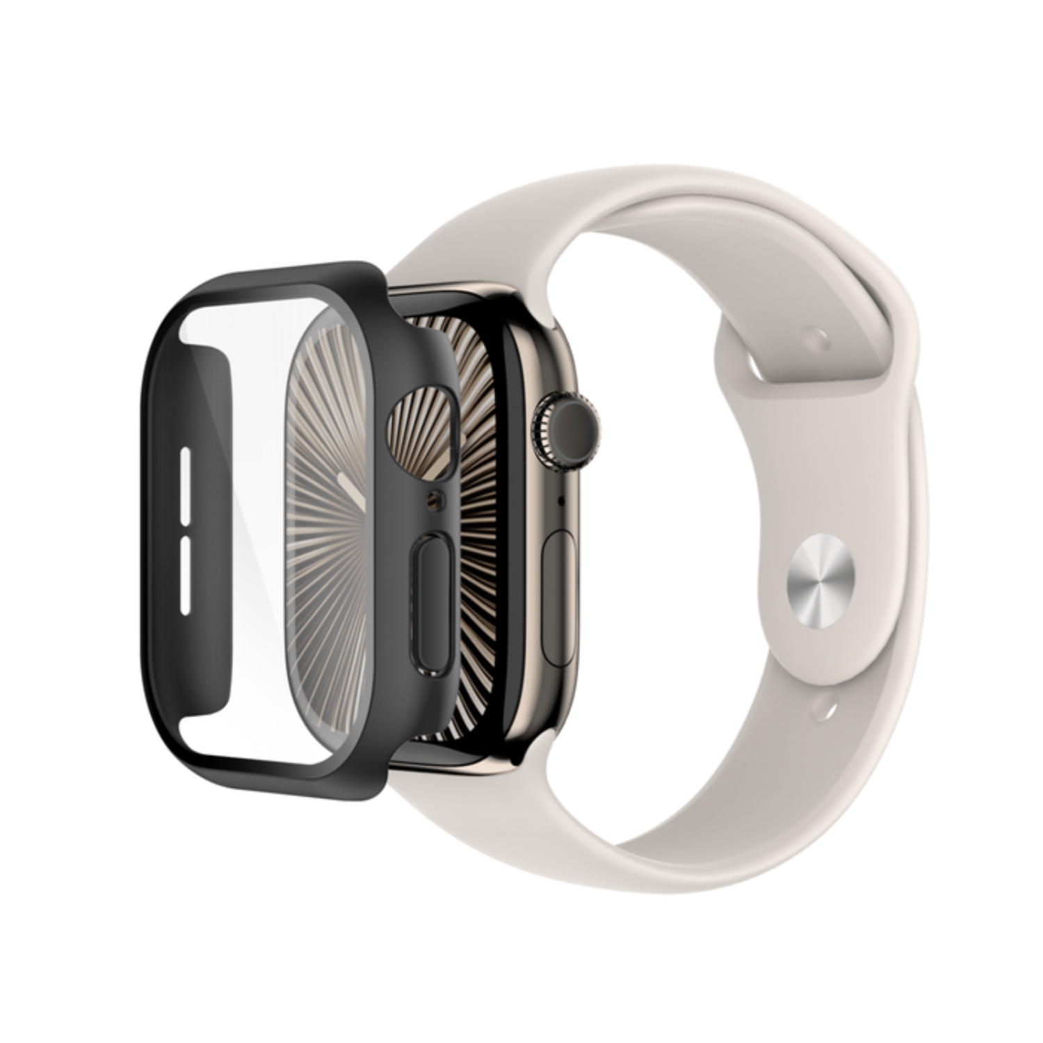 BUMPER PARA APPLE WATCH SERIES 10 DE 46 MM NEGRO - 1