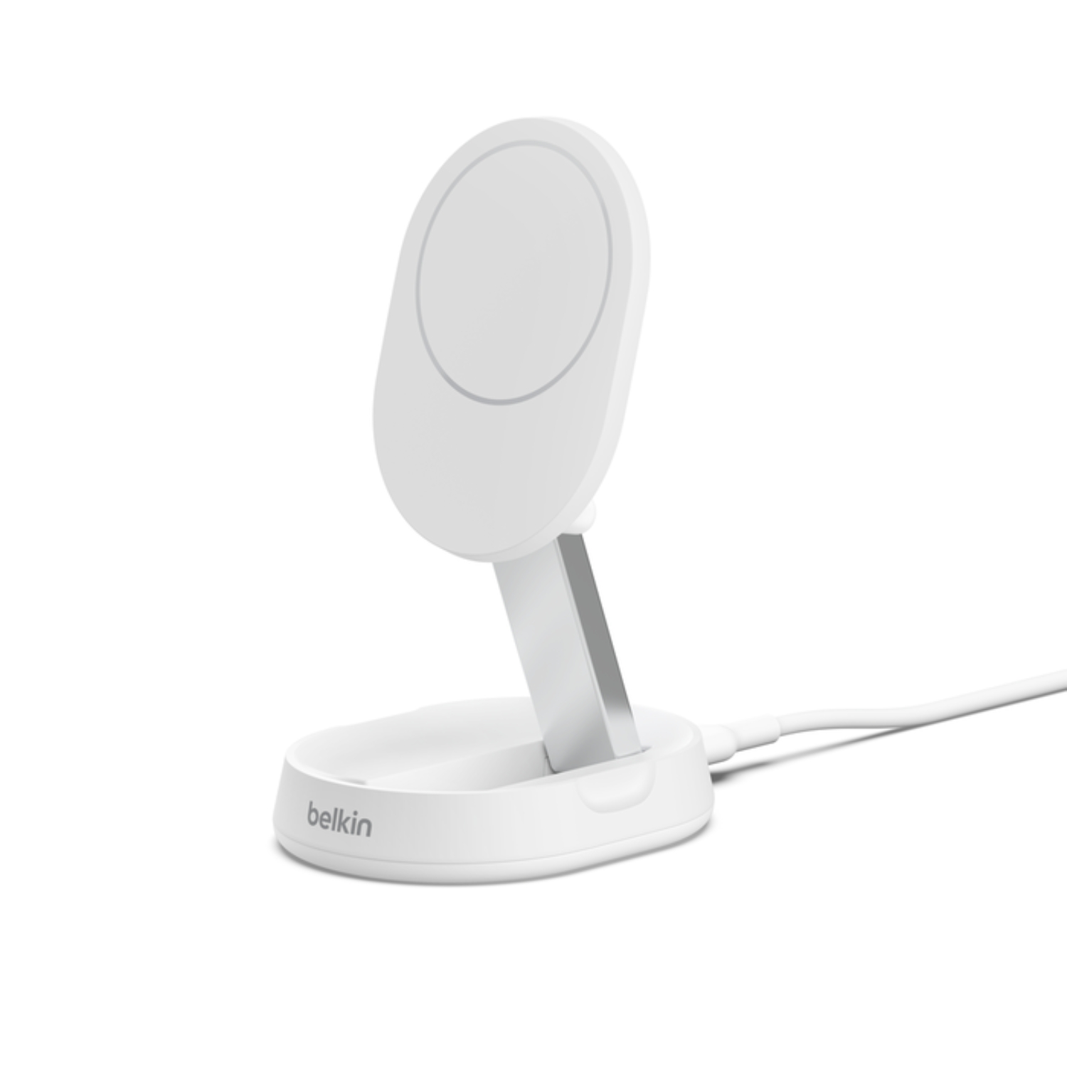 BASE DE CARGA 2 EN 1 INALAMBRICA PLEGABLE QI2 15 W BLANCA - 5