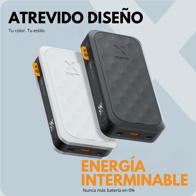 BATERIA 20.000 MAH 35W FUEL SERIES XTORM NEGRO MEDIANOCHE - 9