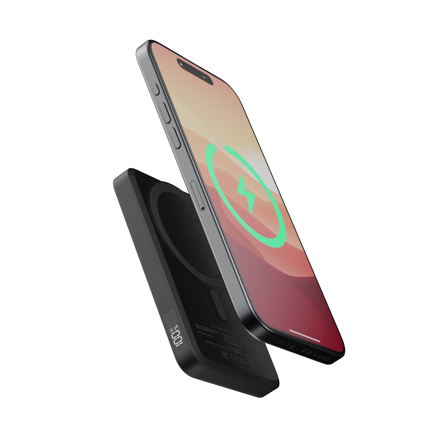 BATERIA 5.000 MAH CON CARGA MAGNE TICA 7.5W XTORM NEGRO - 1