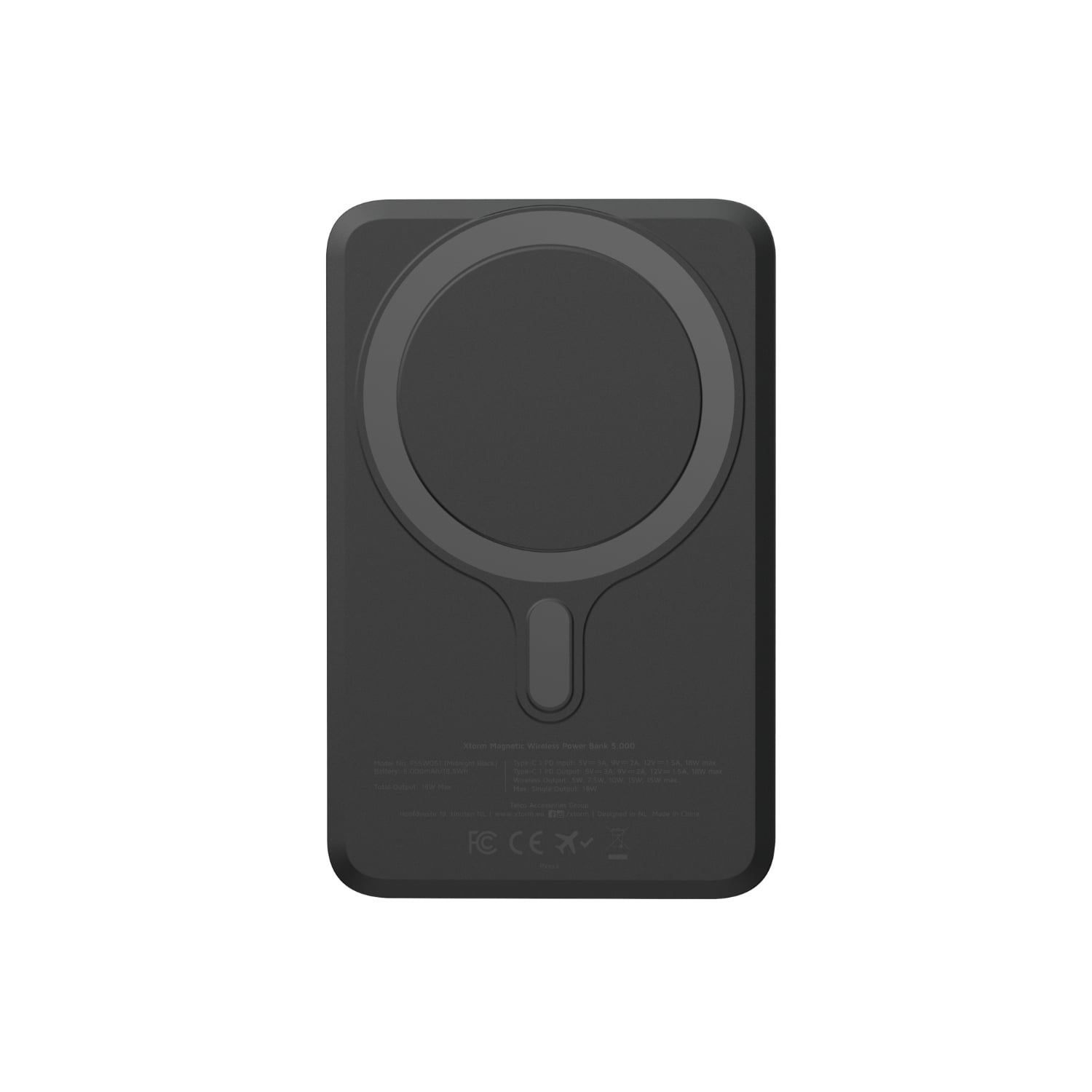 BATERIA 5.000 MAH CON CARGA MAGNE TICA 7.5W XTORM NEGRO - 4
