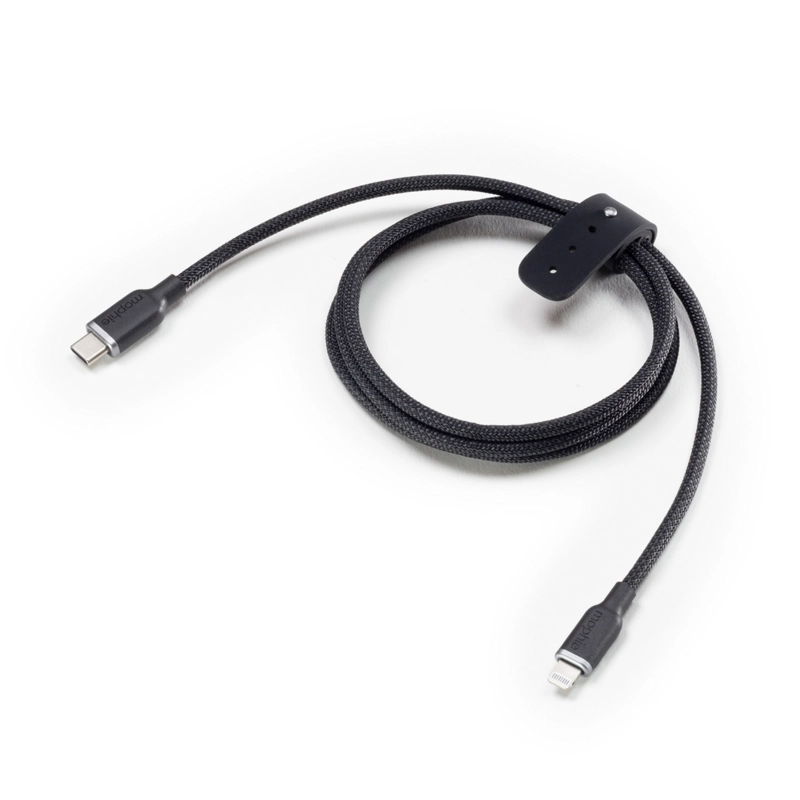 CABLE USB-C A LIGHTNING 2M 30W MOPHIE NEGRO - 2