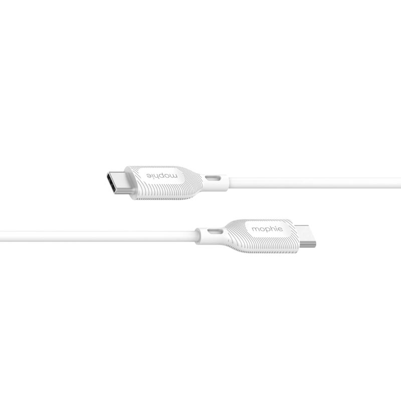CABLE USB-C A USB-C 1M 60W MOPHIE BLANCO - 3