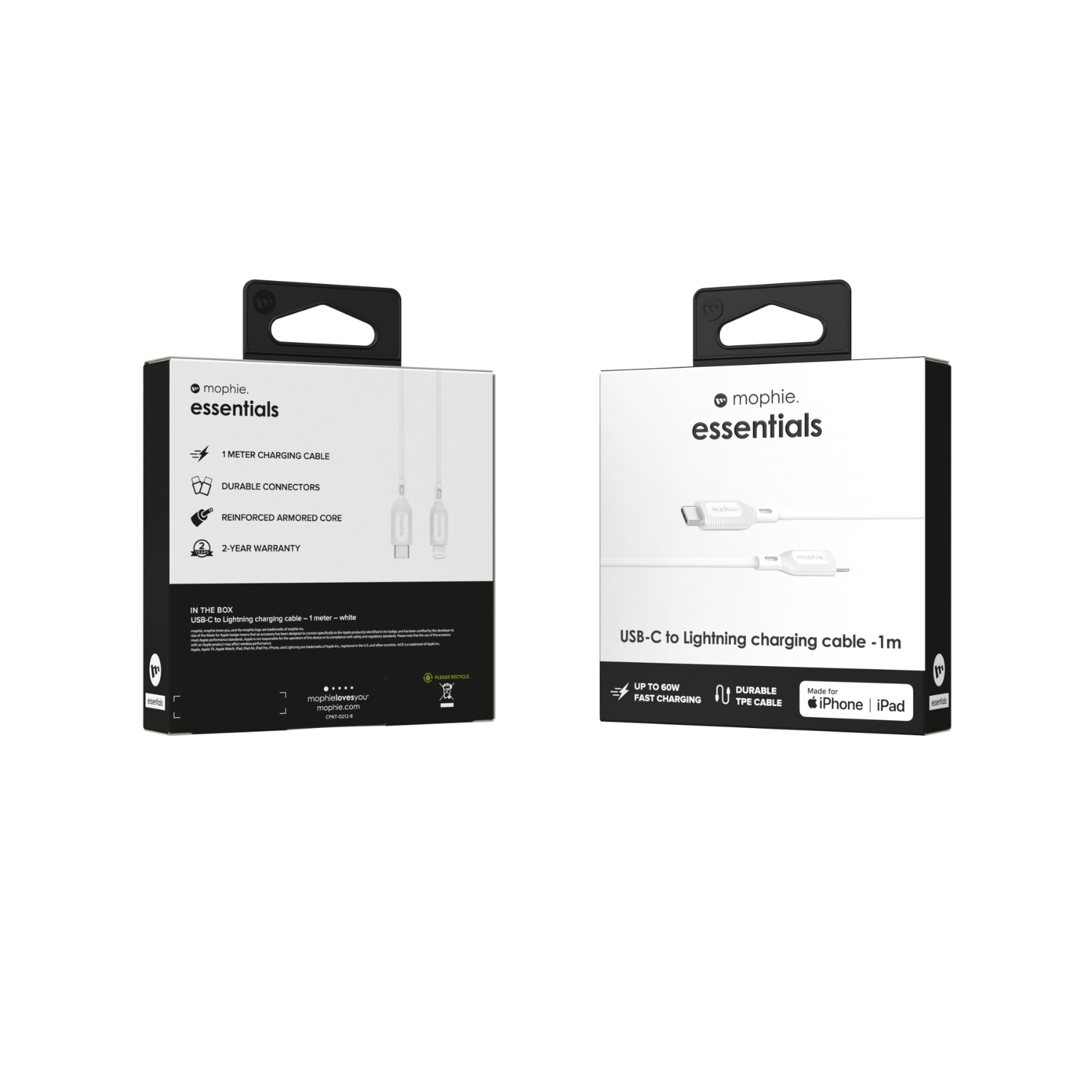 CABLE USB-C A LIGHTNING 1M 60W MOPHIE BLANCO - 6