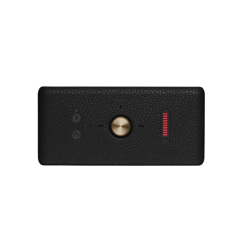 PARLANTE PORTATIL EMBERTON III BLACK AND BRASS - 4