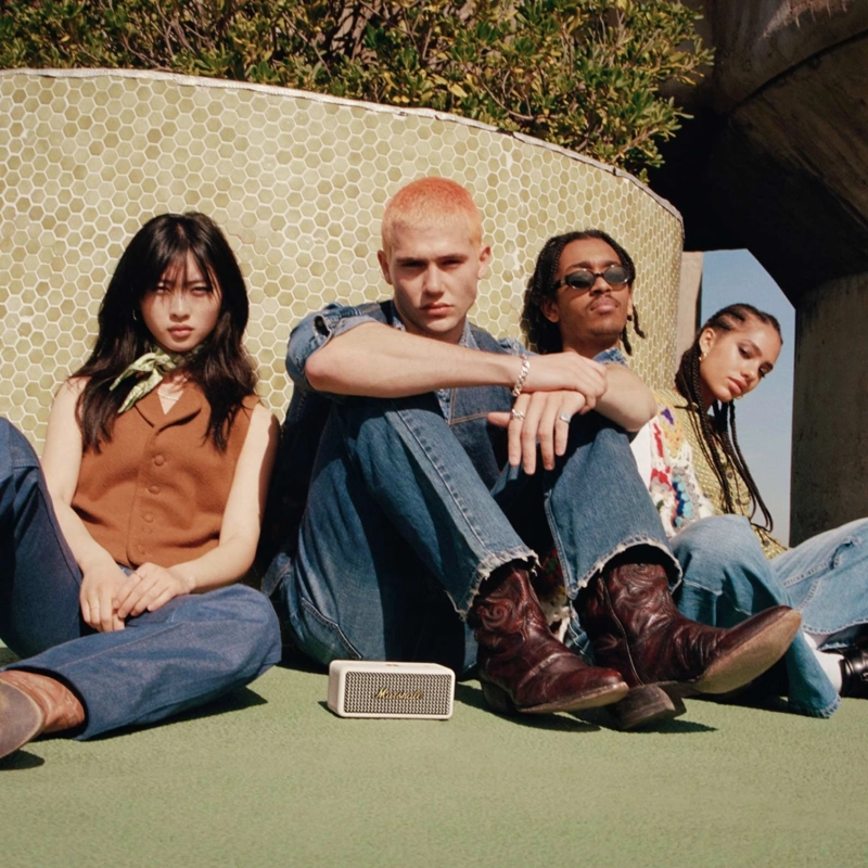 PARLANTE PORTATIL EMBERTON II MARSHALL BLACK &STEEL - 6