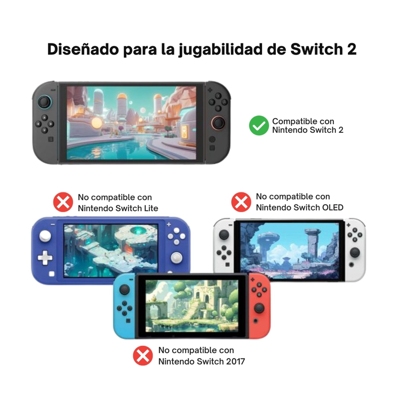 LAMINA VIDRIO TEMPLADO ANTIREFLEJOS PARA NINTENDO SWITCH 2 - 2