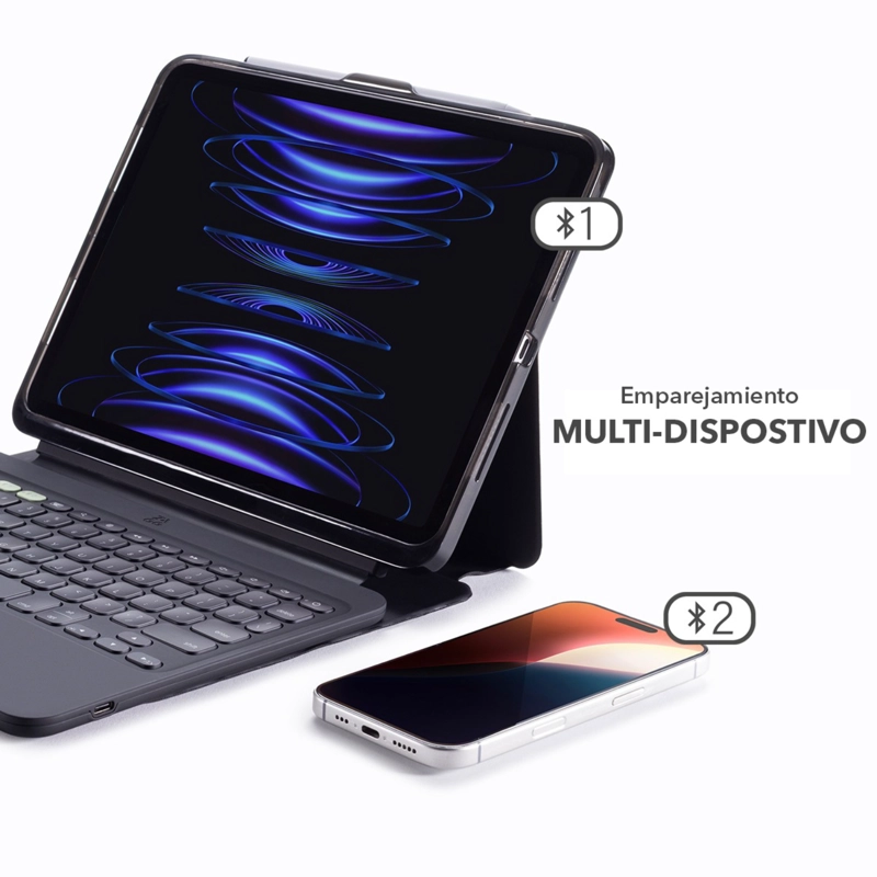 TECLADO CON FUNDA PRO KEYS 2 PARA IPAD AIR 11 (M2, M3) ES - 9